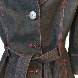 Bisou Bisou Denim Skirt and Jacket